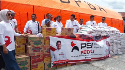 Meski Kosong Kursi di DPR, PSI Aceh Tengah Salurkan 2 Ton Beras untuk Korban Kebakaran Jagong Jeget